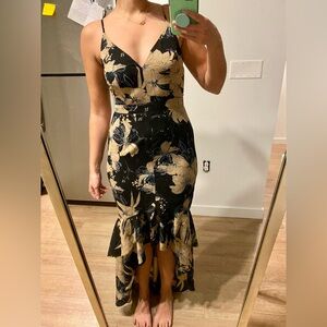 Lulus high low floral dress